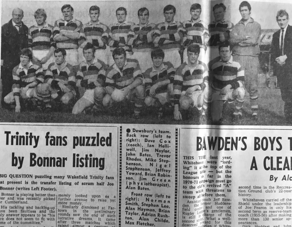 1970 Dewsbury team