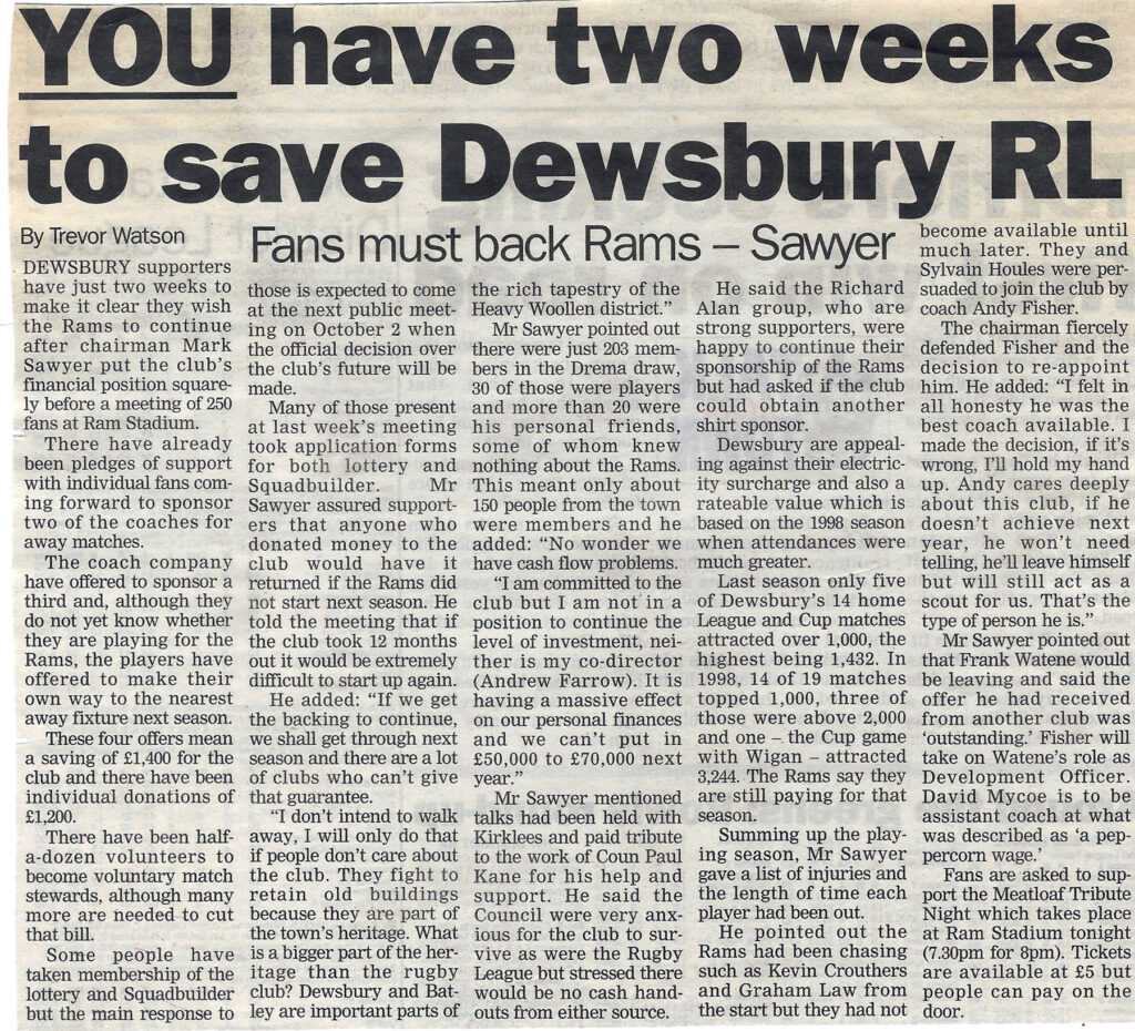 2004 A Turbulent Year for Dewsbury