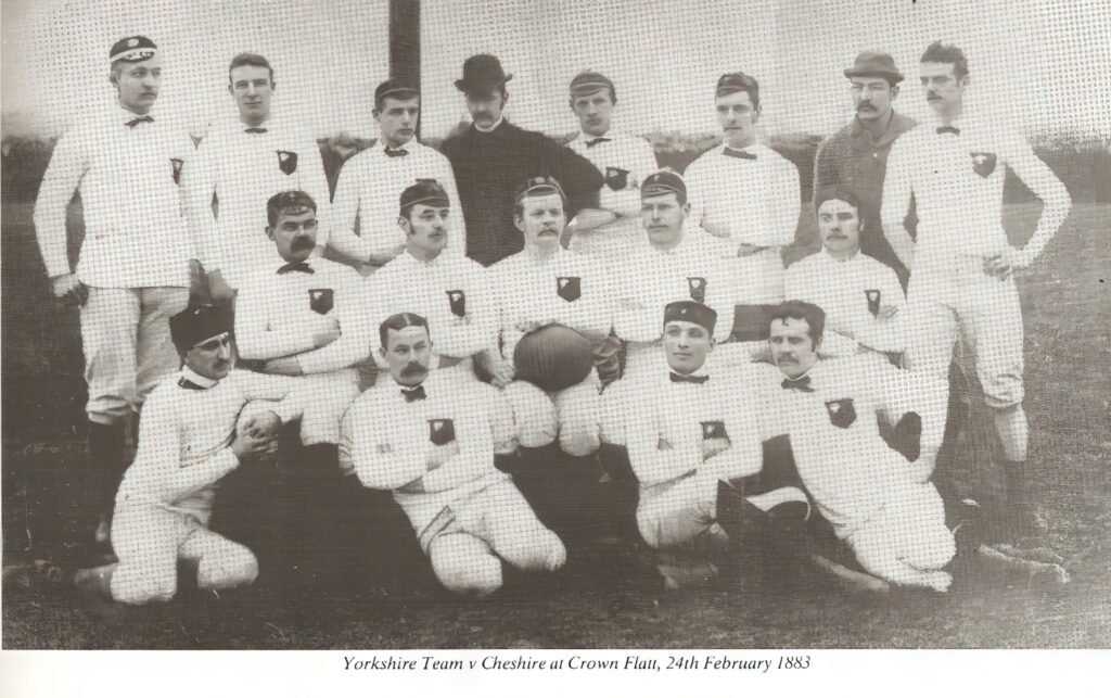Yorkshire vs Cheshire played at Crown Flatt