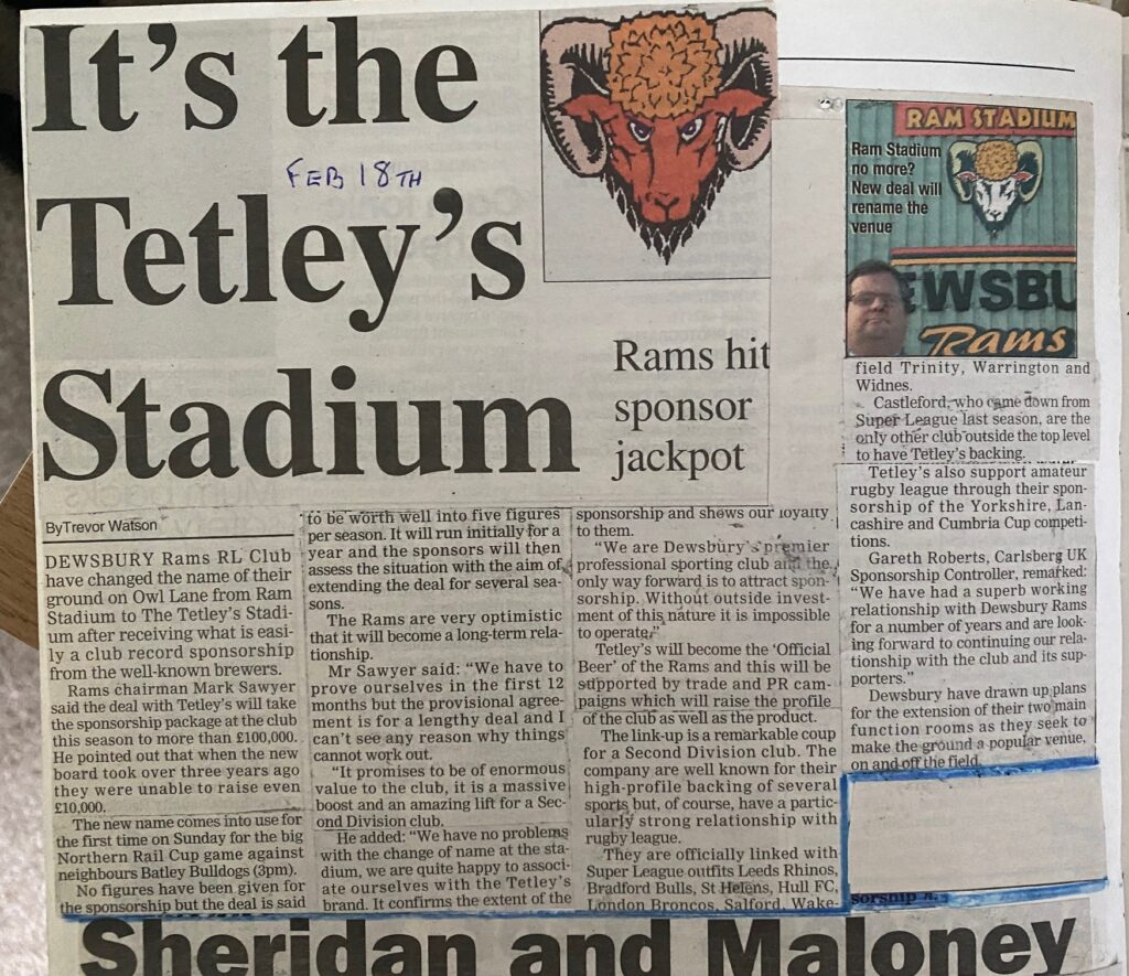 2005 Tetley Stadium