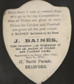 Baines Card 4B