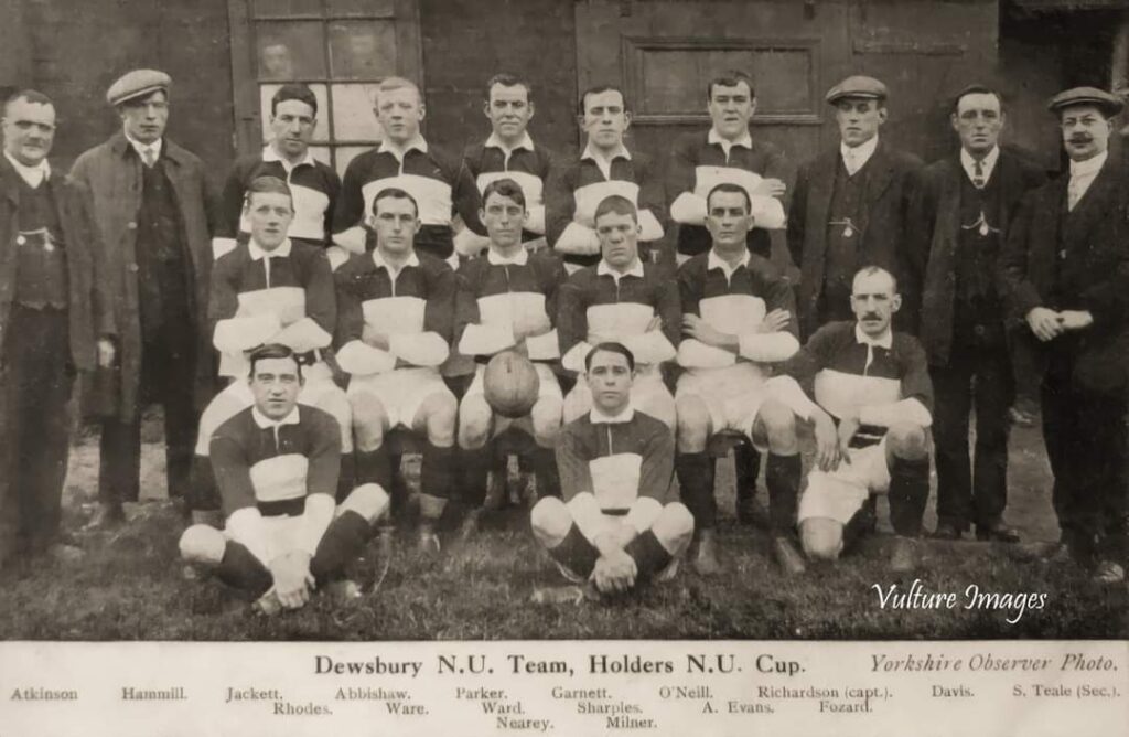 1912 Dewsbury NU team Yorkshire Observer Photo